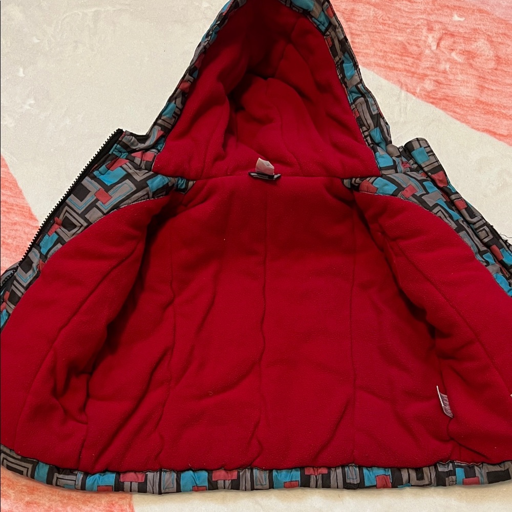 Geometric Patterned Toddler Jacket - Picture 2 of 4